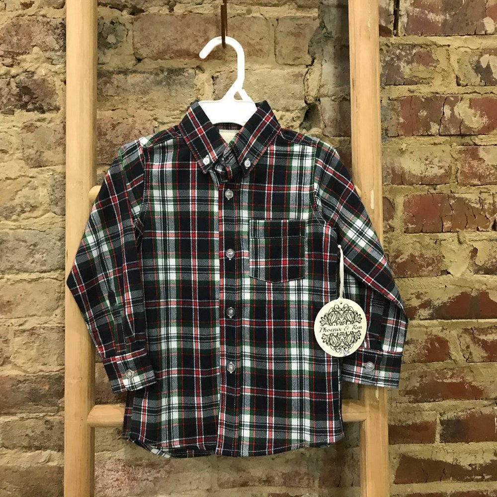 Button Down Plaid Shirt
